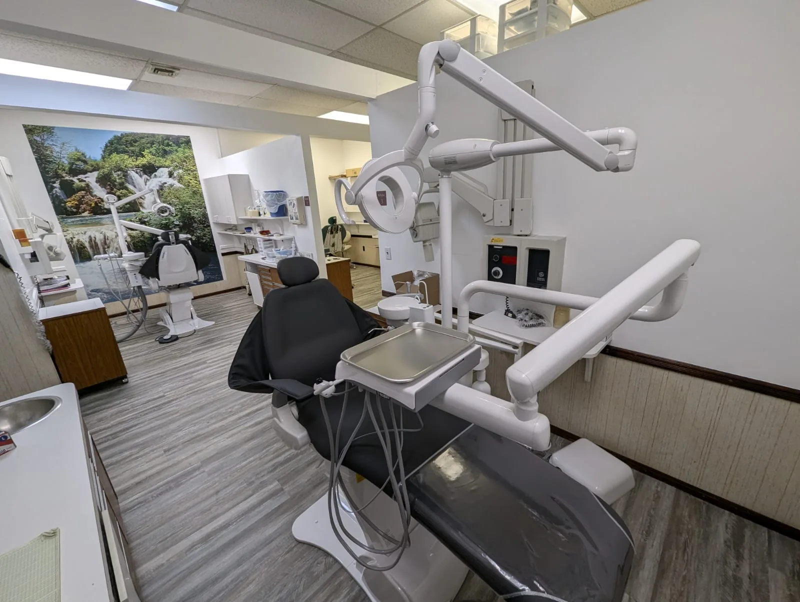 Modern dental treatment room at Alpine Dental Manchester