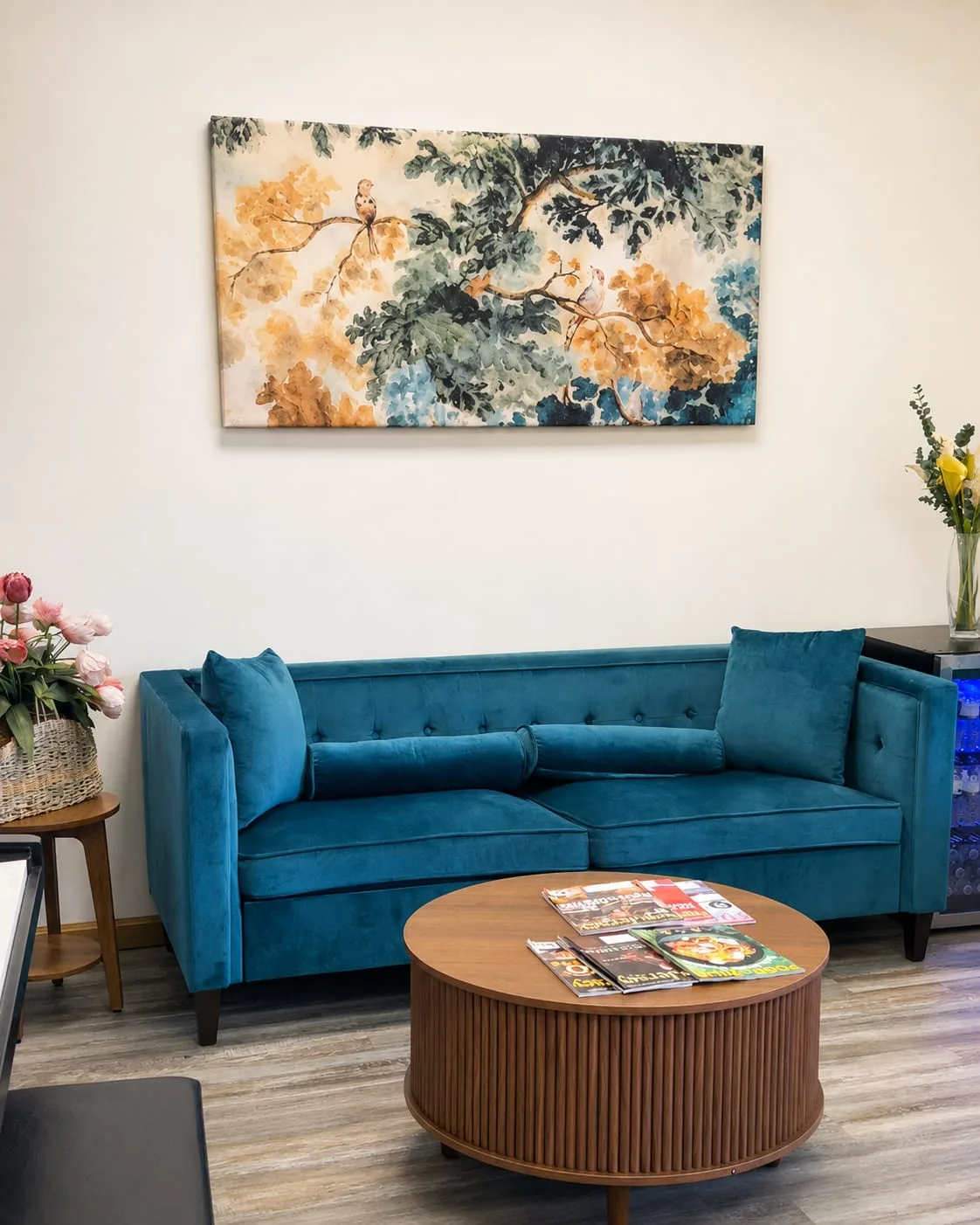 Welcoming waiting room at Alpine Dental Manchester